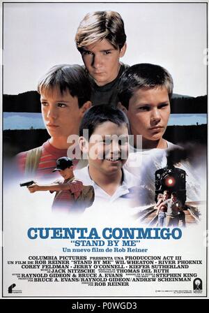 Original Film Titel: STAND BY ME. Englischer Titel: STAND BY ME. Regisseur: Rob Reiner. Jahr: 1986. Quelle: Columbia Pictures/Album Stockfoto