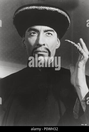 Original Film Titel: DAS GESICHT DER FU MANCHU. Englischer Titel: DAS GESICHT DER FU MANCHU. Regisseur: DON SHARP. Jahr: 1965. Stars: Christopher Lee. Credit: HAMMER/Album Stockfoto