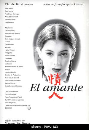 Original Film Titel: L'AMANT. Englischer Titel: der Liebhaber. Regisseur: JEAN-JACQUES ANNAUD. Jahr: 1992. Credit: RENN/BURRILL/FILMS A2/Album Stockfoto