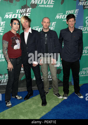 AFI bei den MTV Movie Awards bei der Ankunft im Sony viel in Los Angeles. Juni 3, 2006. - AFI 131. jpgAFI 131 Veranstaltung in Hollywood Leben - Kalifornien, Red Carpet Event, USA, Filmindustrie, Prominente, Fotografie, Bestof, Kunst, Kultur und Unterhaltung, Topix prominente Mode, Besten, Hollywood Leben, Event in Hollywood Leben - Kalifornien, Roter Teppich und backstage,, Kunst, Kultur und Unterhaltung, Fotografie, Anfrage tsuni@Gamma-USA.com, Musik Prominente, Musiker, Music Group, 2000 bis 2009 Stockfoto