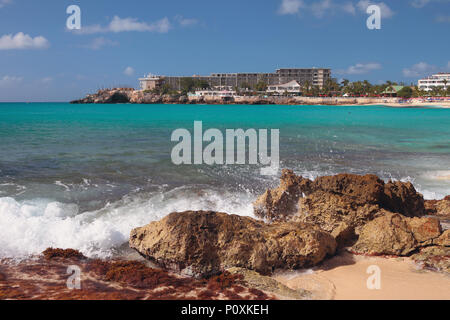 Meer Golf und Resort an der Küste. Philipsburg, Saint-Martin Stockfoto