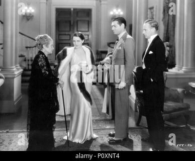 Original Film Titel: eine freie Seele. Englischer Titel: eine freie Seele. Film Regie: Clarence Brown. Jahr: 1931. Stars: Leslie Howard, Clark Gable; Norma Shearer; LUCY BEAUMONT. Credit: M.G.M/Album Stockfoto