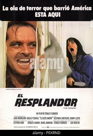 Original Film Titel: THE SHINING. Englischer Titel: THE SHINING. Regisseur: Stanley Kubrick. Jahr: 1980. Quelle: WARNER BROTHERS/Album Stockfoto