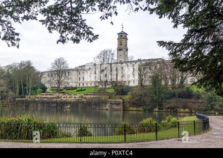 Trent Gebäude auf dem Campus der Universität von Nottingham. University Park, Nottingham & Highfields Park See Stockfoto