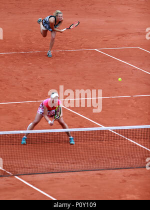 Tennis French Open Damendoppel Dritte Runde Martina Hingis und