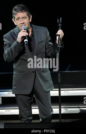 Hamburg, Deutschland. 08 Juni, 2018. La Notte Italiana - Die großen italienischen Schlageraftert auf der lakebreed Bregenz am 08.06.2018 mit Placido Domingo Jr. Junior | Verwendung der weltweiten Kredit: dpa/Alamy leben Nachrichten Stockfoto