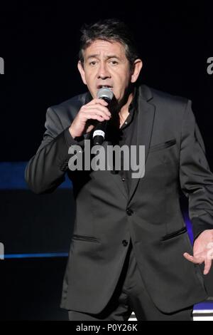 Hamburg, Deutschland. 08 Juni, 2018. La Notte Italiana - Die großen italienischen Schlageraftert auf der lakebreed Bregenz am 08.06.2018 mit Placido Domingo Jr. Junior | Verwendung der weltweiten Kredit: dpa/Alamy leben Nachrichten Stockfoto