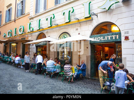 Giolitti Gelateria, Rom, Italien Stockfoto