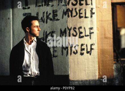 Original Film Titel: FIGHT CLUB. Englischer Titel: FIGHT CLUB. Regisseur: David Fincher. Jahr: 1999. Stars: Edward Norton. Quelle: 20th Century Fox/MORTON, MERRICK/Album Stockfoto