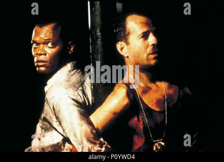 Original Film Titel: DIE HARD: mit einer Rache. Englischer Titel: Stirb langsam: mit einer Rache. Regisseur: John MCTIERNAN. Jahr: 1995. Stars: Bruce Willis, Samuel L. Jackson. Credit: CINERGI BILDER/WETCHER, Barry/Album Stockfoto