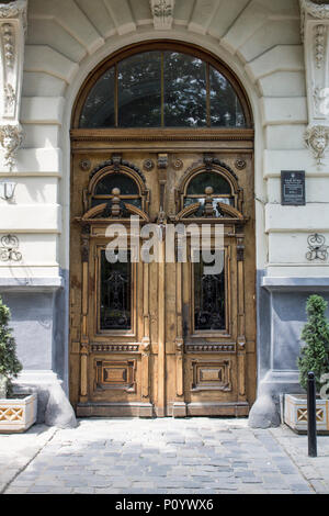 Foto von antiken Vintage alte Holztür Stockfoto