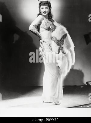 Beschreibung: custome von Edith Head. Original Film Titel: Lady der BURLESKE. Englischer Titel: Lady der BURLESKE. Regisseur: William A. WELLMAN. Jahr: 1943. Stars: Barbara Stanwyck. Quelle: UNITED ARTISTS/Album Stockfoto