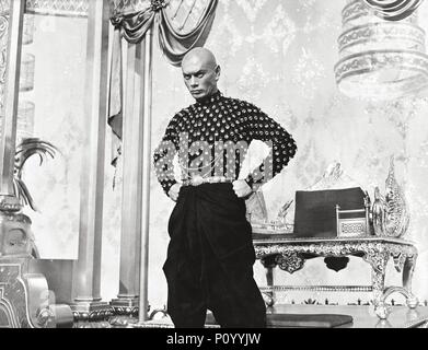 Original Film Titel: DER KÖNIG UND I. Englischer Titel: DER KÖNIG UND I. Film Regie: Walter Lang. Jahr: 1956. Stars: Yul Brynner. Quelle: 20th Century Fox/Album Stockfoto