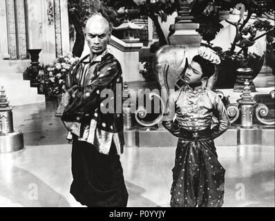 Original Film Titel: DER KÖNIG UND I. Englischer Titel: DER KÖNIG UND I. Film Regie: Walter Lang. Jahr: 1956. Stars: Yul Brynner. Quelle: 20th Century Fox/Album Stockfoto