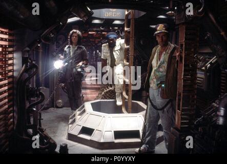 Original Film Titel: Alien. Englischer Titel: Alien. Regisseur: Ridley Scott. Jahr: 1979. Stars: YAPHET KOTTO; Sigourney Weaver; HARRY DEAN STANTON. Quelle: 20th Century Fox/Album Stockfoto