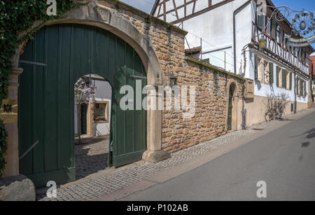 Weingut Christmann, Gimmeldingen, Deutschland Stockfoto