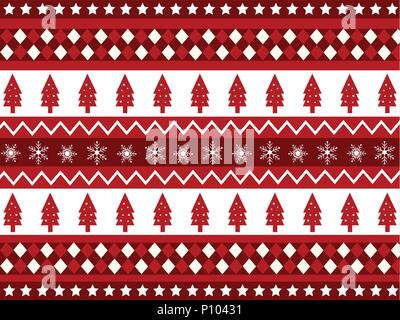 Nahtlose Muster mit Stoff Textur, Weihnachten Textur Stock Vektor