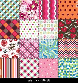 Florale nahtlose Muster Stock Vektor