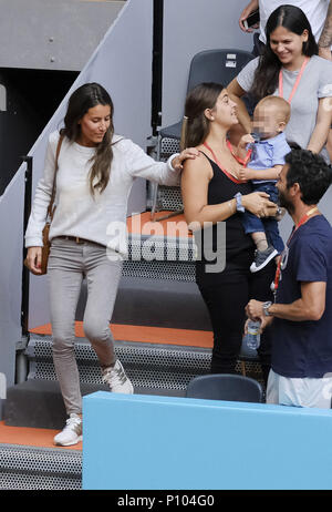 Ana Boyer Preysler nimmt an Tag fünf der Mutua Madrid Open Tennisturnier auf dem Caja Magica bietet: Ana Boyer Preysler Wo: Madrid, Spanien Wann: 09. Mai 2018 Credit: Oscar Gonzalez/WENN.com Stockfoto