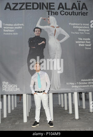 Azzedine Alaia: Der Couturier Ausstellungseröffnung am Abend im Design Museum mit: John Galea Wo: London, Großbritannien Wann: 09. Mai 2018 Credit: WENN.com Stockfoto