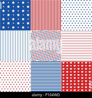 Nahtlose Muster mit Stoff Textur Stock Vektor