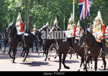 Household Cavalry, die Königinnen, die Rettungsschwimmer Stockfoto