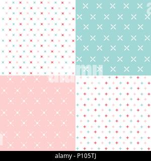 Satz von seamless pattern Stock Vektor