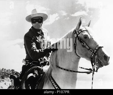 Original Film Titel: Lone Ranger, die - TV. Englischer Titel: Lone Ranger, die - TV. Jahr: 1949. Stars: Clayton Moore. Credit: APEX FILM/der WRATHER CORP. /Album Stockfoto