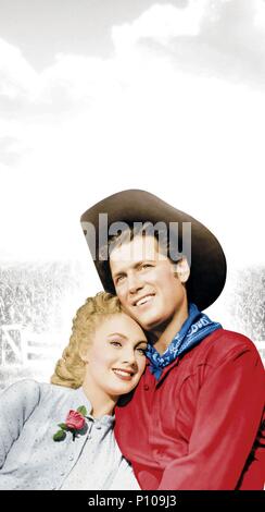 Original Film Titel: Oklahoma!. Englischer Titel: Oklahoma!. Regisseur: Fred Zinnemann. Jahr: 1955. Stars: GORDON MACRAE, SHIRLEY JONES. Credit: MAGNA THEATER/Album Stockfoto
