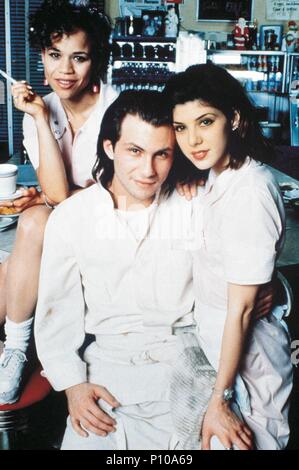 Original Film Titel: UNGEZÄHMTE HERZEN. Englischer Titel: UNGEZÄHMTE HERZEN. Regisseur: TONY BILL. Jahr: 1993. Stars: CHRISTIAN SLATER; Marisa Tomei; Rosie Perez. Credit: M.G.M/BIRMELIN, Bruce/Album Stockfoto