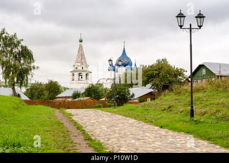 Malerische Aussicht auf die Susdaler Kreml, Russland. Golden Ring von Russland Stockfoto