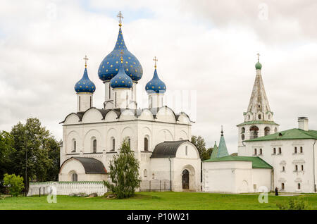 Malerische Aussicht auf die Susdaler Kreml, Russland. Golden Ring von Russland Stockfoto