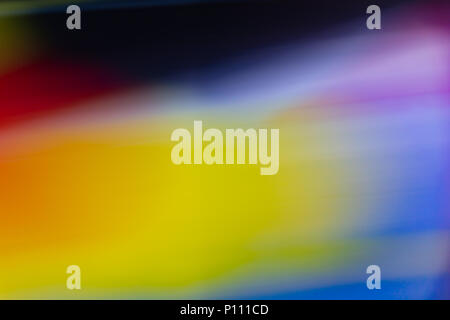 Kreative Zusammenfassung Hintergrund wie Pinsel oder Pastellmalerei voller Dynamik in Rot, Grün, Gelb, Orange, Schwarz, etc. Stockfoto