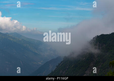 Awesome eindrucksvolle Aussicht der italienischen Berge top Stockfoto