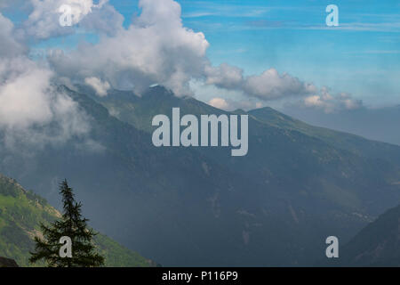 Awesome eindrucksvolle Aussicht der italienischen Berge top Stockfoto