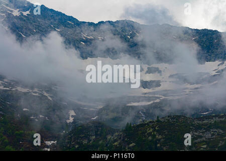 Awesome eindrucksvolle Aussicht der italienischen Berge top Stockfoto