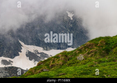 Awesome eindrucksvolle Aussicht der italienischen Berge top Stockfoto