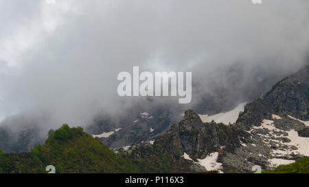 Awesome eindrucksvolle Aussicht der italienischen Berge top Stockfoto