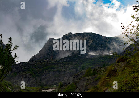 Awesome eindrucksvolle Aussicht der italienischen Berge top Stockfoto