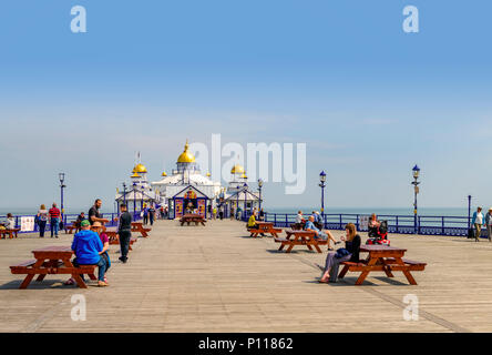 Eastbourne Pier East Sussex Stockfoto