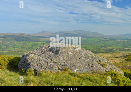 Arenigs Fach und Fawr von Aran Fawddwy Stockfoto