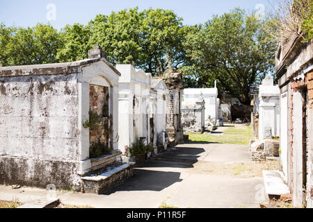 Lafayette Friedhof Nr. 1 im Garden District von New Orleans, Louisiana. Stockfoto