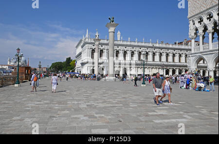 Markusplatz, Venedig, Italien Stockfoto