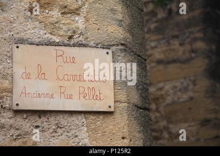 Dorf Lourmarin Vaucluse Frankreich Stockfoto