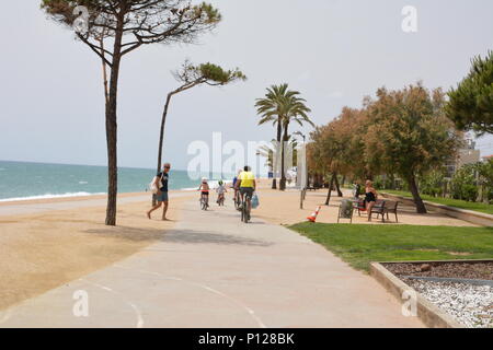 Pineda de Mar, Spanien Stockfoto