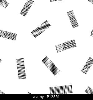 Barcode Vertrieb icon nahtlose Muster Hintergrund. Geschäftskonzept Vector Illustration. Barcode Pattern. Stock Vektor