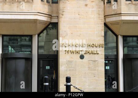 Richmond House, 79 Whitehall, London, UK-Regierung Gebäude Stockfoto