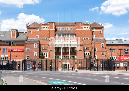 Der Kia Oval Cricket Ground, Kennington Lane, Kennington, Londoner Stadtteil Lambeth, Greater London, England, Vereinigtes Königreich Stockfoto