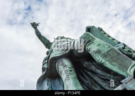 Herman die Deutsche Denkmal in Neu Ulm Stockfoto