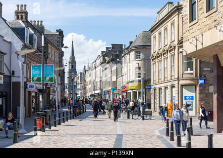 Fußgängerzone High Street, Inverness, Highland, Schottland, Vereinigtes Königreich Stockfoto